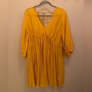H&M Yellow Mini Dress
